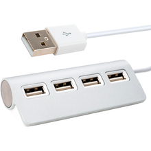 USB-хаб VINGA USB 2.0 to 4 х USB 2.0 White (VCPH2USB4)