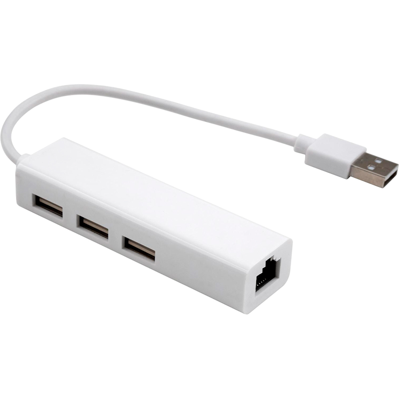 Док-станция VINGA 4-in-1 White (VCP2H3USB2LANWH)