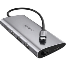 Док-станція DYNAMODE 8-in-1 USB-C to HDMI, 3xUSB3.0, LAN, TF/SD, PD (Dock-USB-TypeC-HDMI-USB3.0-RJ45)