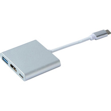 Док-станция DYNAMODE 3-in-1 USB-C to HDMI, 1xUSB-C, 1xUSB3.0 (Multiport USB 3.1 Type-C to HDMI)
