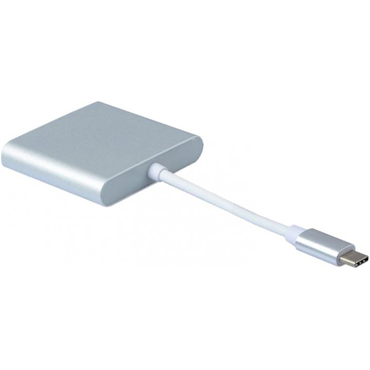 Док-станция DYNAMODE 3-in-1 USB-C to HDMI, 1xUSB-C, 1xUSB3.0 (Multiport USB 3.1 Type-C to HDMI) Тип док-станция