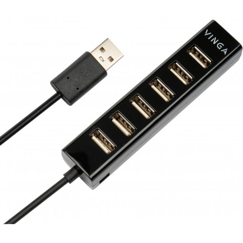 USB-хаб VINGA HUB USB2.0 to 7хUSB2.0 (VHA2A7)