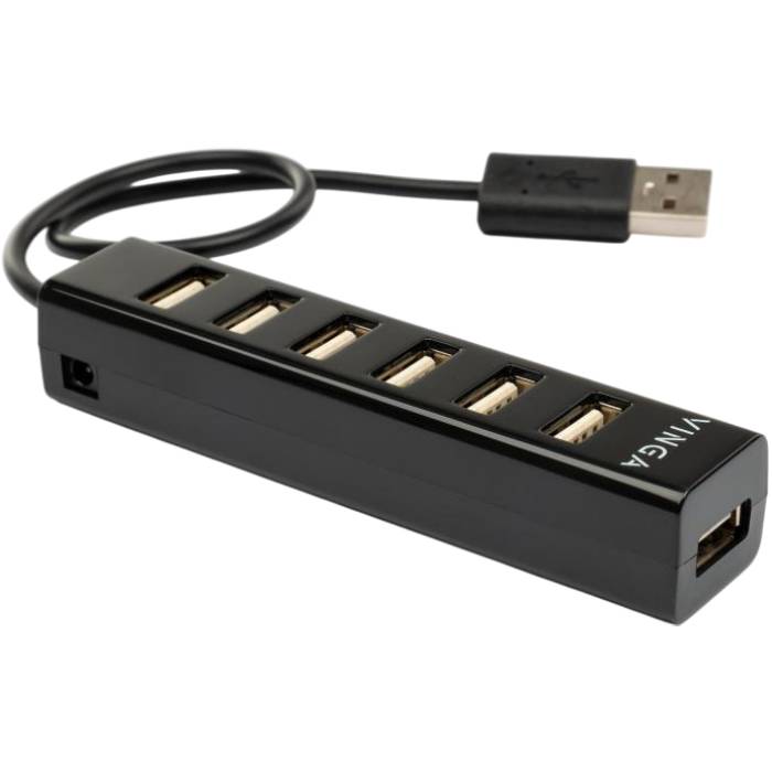 USB-хаб VINGA HUB USB2.0 to 7хUSB2.0 (VHA2A7) Тип живлення пасивний