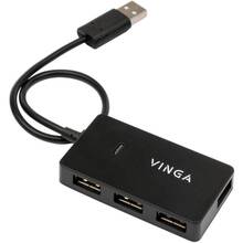 USB-хаб VINGA HUB USB2.0 to 4хUSB2.0 (VHA2A4)