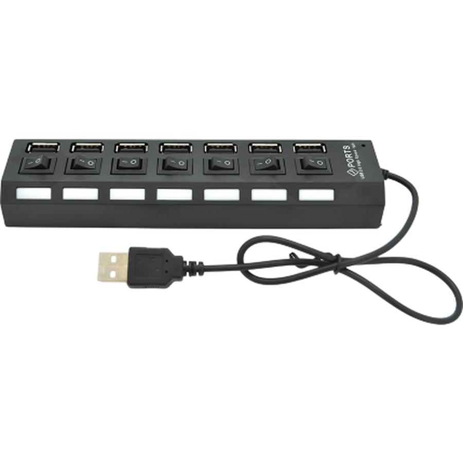 USB-хаб VOLTRONIC High Speed Black (YT-H7SHS-B)