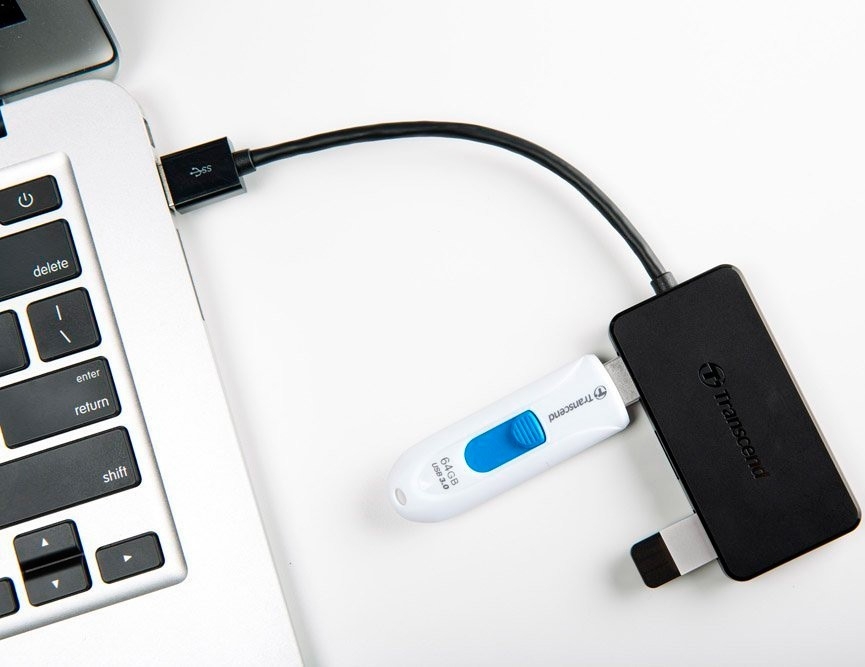 Замовити USB-хаб TRANSCEND TS-HUB2K Black