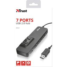 USB-хаб TRUST Oila 7 Port USB 2.0 (20576)