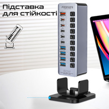 USB-хаб PROMATE gegatower-60w Grey