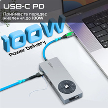 Док-станция PROMATE comandhub-pro Grey