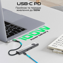 Док-станция PROMATE USB comandhub-lite Grey