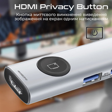 Док-станция PROMATE USB comandhub-lite Grey
