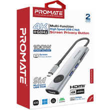 Док-станция PROMATE USB comandhub-lite Grey