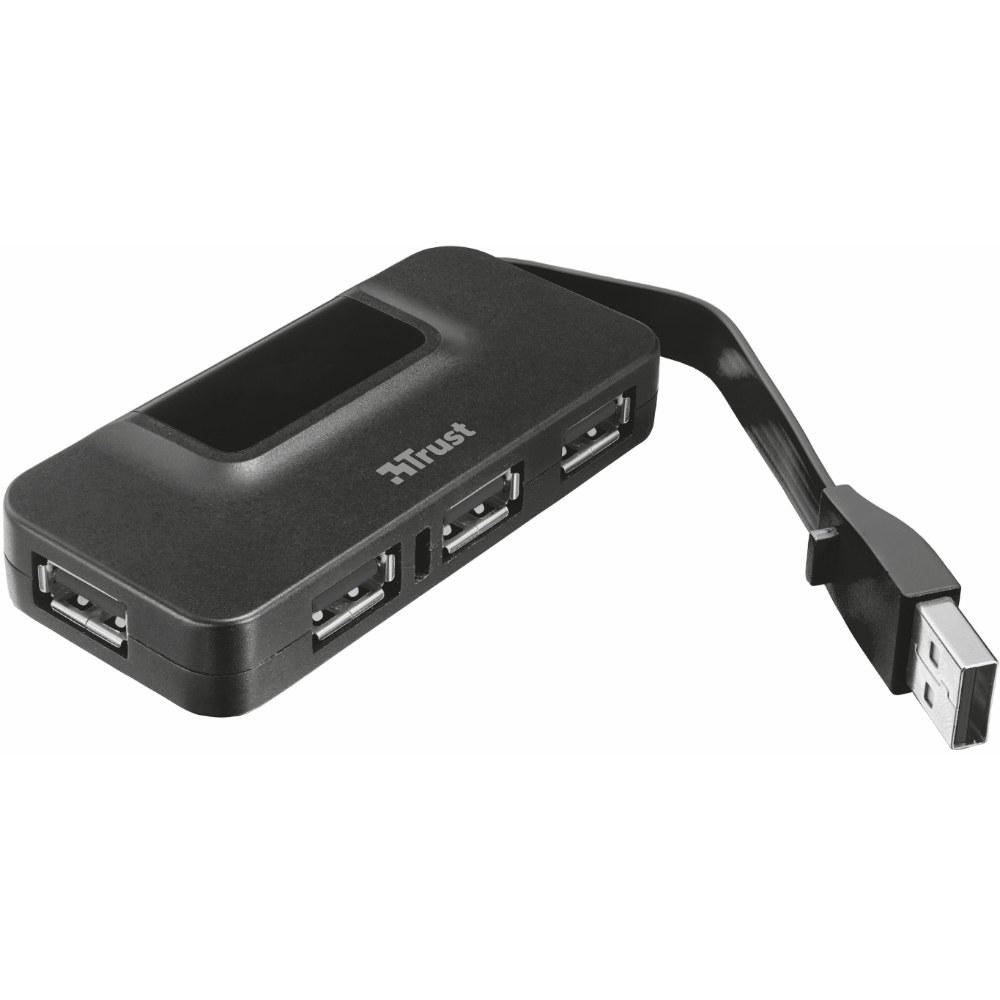 

USB-хаб TRUST Oila 4 Port USB 2.0 Hub (20577), Oila 4 Port USB 2.0 Hub