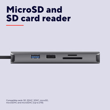 Док-станція TRUST Dalyx 8in1 Gray (25672)