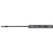 Док-станція TRUST Dalyx 8in1 Gray (25672)