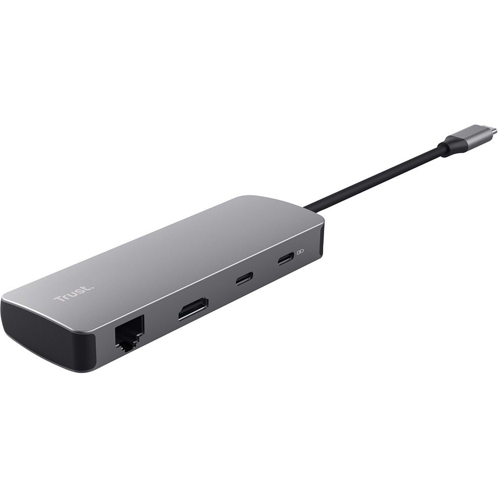 Док-станція TRUST Dalyx 8in1 Gray (25672) Тип док-станція
