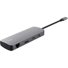 Док-станція TRUST Dalyx 8in1 Gray (25672)