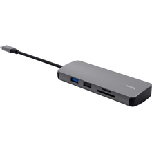 Док-станція TRUST Dalyx 8in1 Gray (25672)