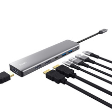Док-станція TRUST Dalyx 7in1 Gray (25661)
