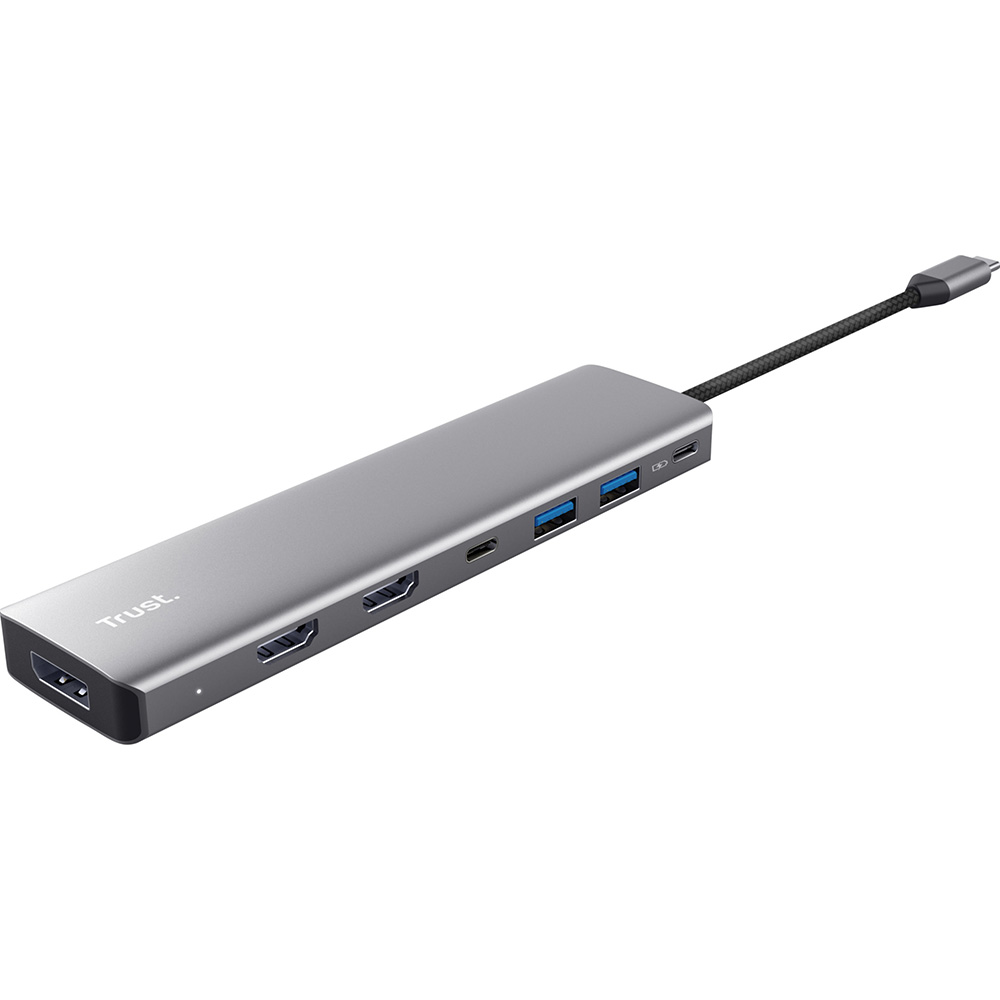 Док-станція TRUST Dalyx 7in1 Gray (25661) Тип док-станція