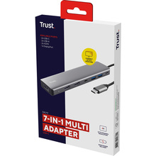 Док-станція TRUST Dalyx 7in1 Gray (25661)