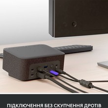 Док-станція LOGITECH Logi Dock USB-C Graphite (986-000024)
