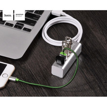 USB-хаб HOCO HB1 4USB Line machine Silver (6957531038146)