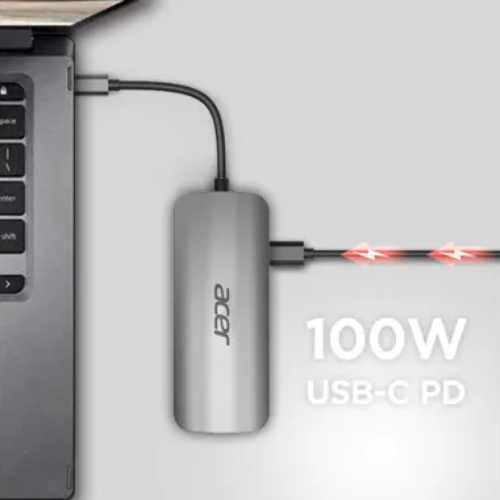 Изображение USB-хаб ACER 7IN1 Silver (HP.DSCAB.018)