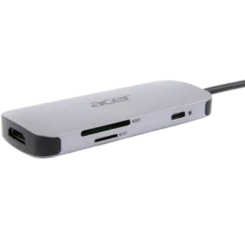 USB-хаб ACER 7IN1 Silver (HP.DSCAB.018) Интерфейс подключения USB Type-C