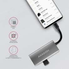 USB-хаб AXAGON Grey (HMC-4G2)