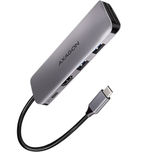 Док-станція AXAGON 5in1 Grey (HMC-5)