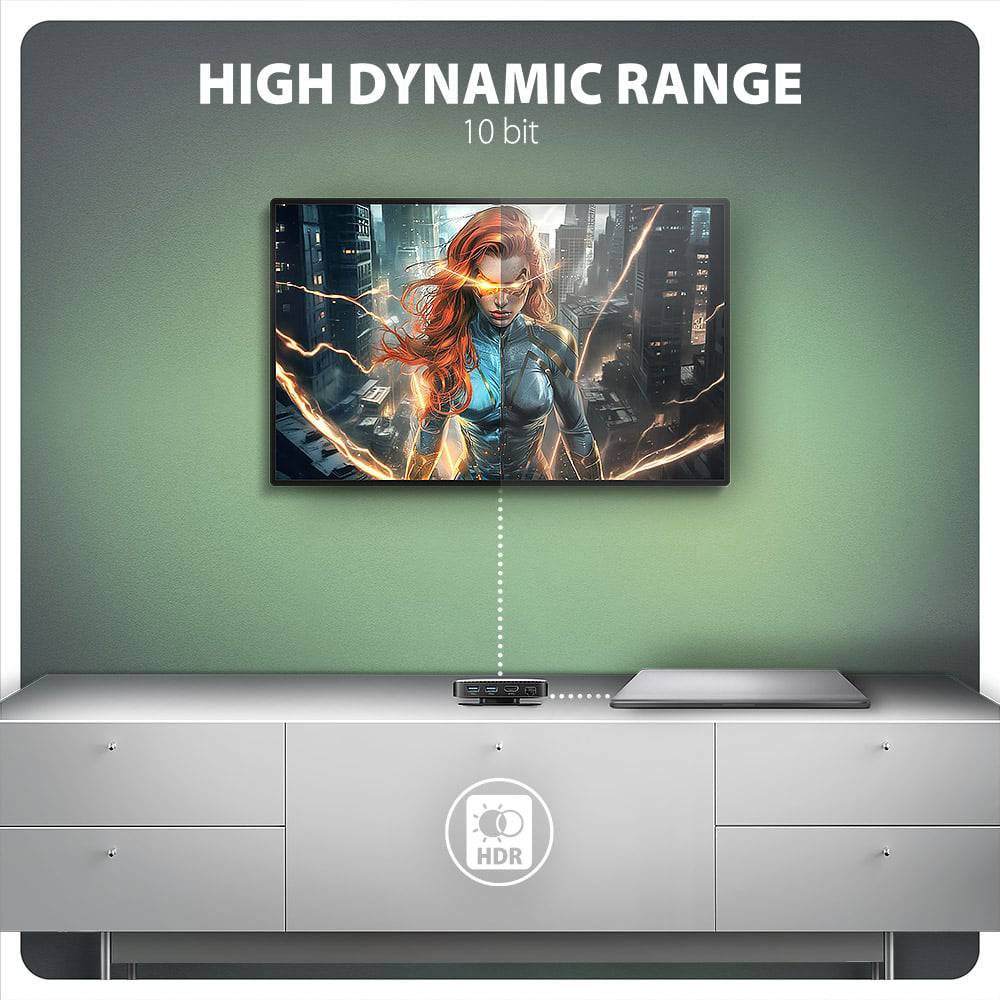 Док-станція AXAGON HMC-UFO USB-C 10Gbps UFO 9 In 1 Hub Grey Інтерфейс підключення USB Type-C