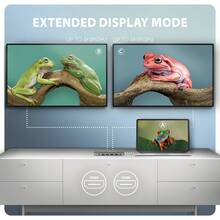 Док-станція AXAGON USB-C DUAL 4K DISPLAY 7 In 1 Hub Grey (HMC-7HX2)