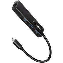 Док-станция AXAGON SuperSpeed USB-C 4 In 1 Hub Black (HMC-GL3A)