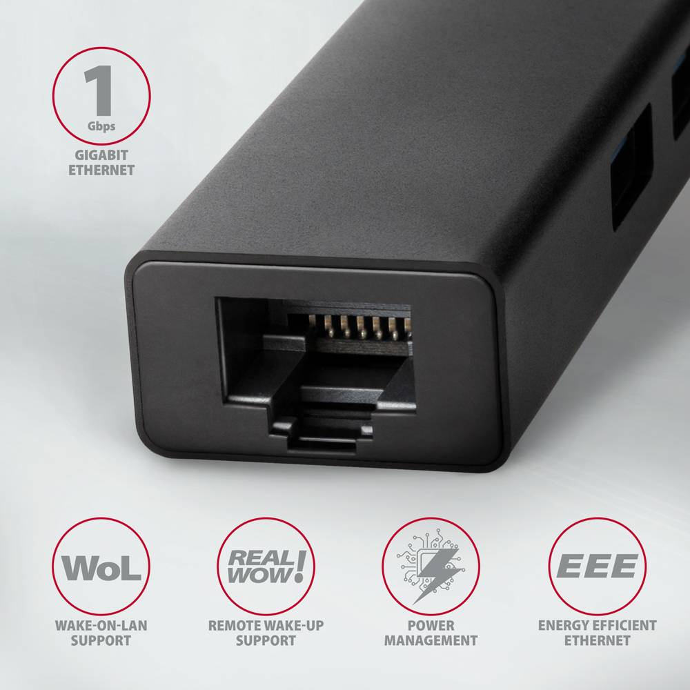 Док-станция AXAGON SuperSpeed USB-C 4 In 1 Hub Black (HMC-GL3A) Тип док-станция