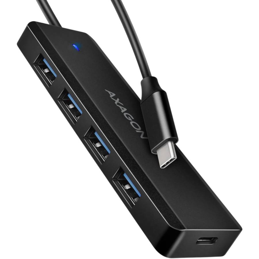 USB-хаб AXAGON USB-A Hub Type-A Black (HUE-C1C)