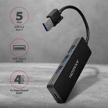 USB-хаб AXAGON SuperSpeed USB SLIM Type-A Black (HUE-G1A)