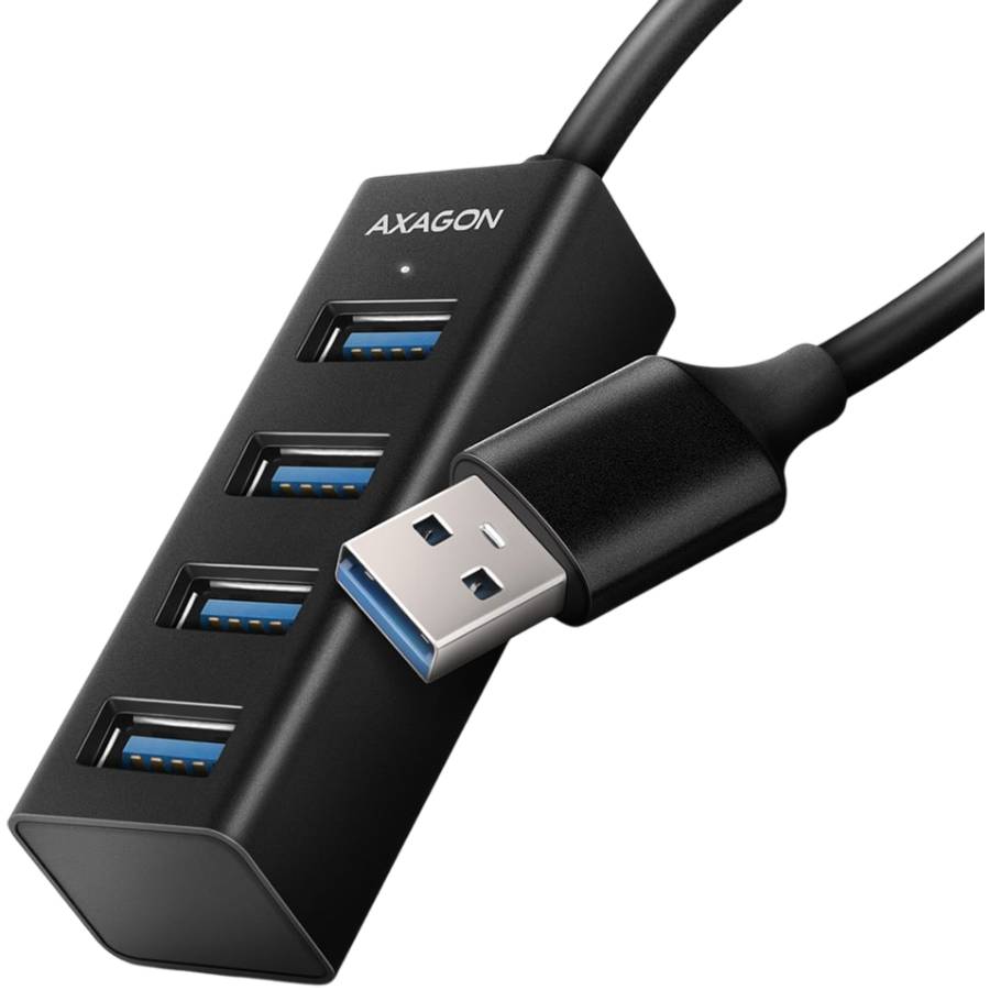 USB-хаб AXAGON SuperSpeed USB-A MINI USB-A Black (HUE-M1A)