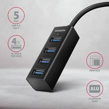 USB-хаб AXAGON SuperSpeed USB-C MINI USB-C Black (HUE-M1C)