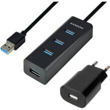 USB-хаб AXAGON USB3.0 CHARGING MicroUSB Charging Black (HUE-S2BP)