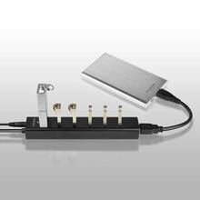 USB-хаб AXAGON USB3.0 CHARGING USB-A Black (HUE-SA7BP)