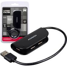USB-хаб AXAGON HUSB READY USB-A Black (UE-X4B)