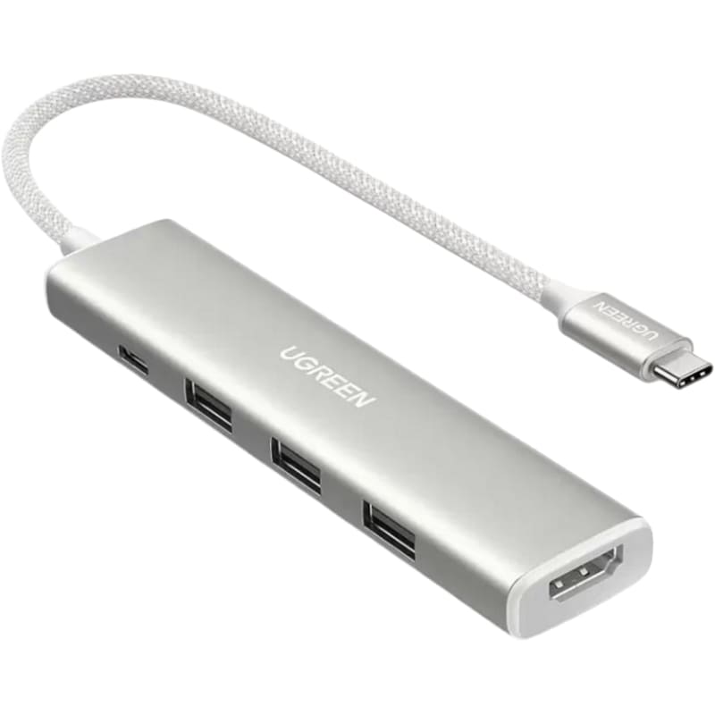 Док-станция UGREEN CM478 5-in-1 Creamy White (35580)