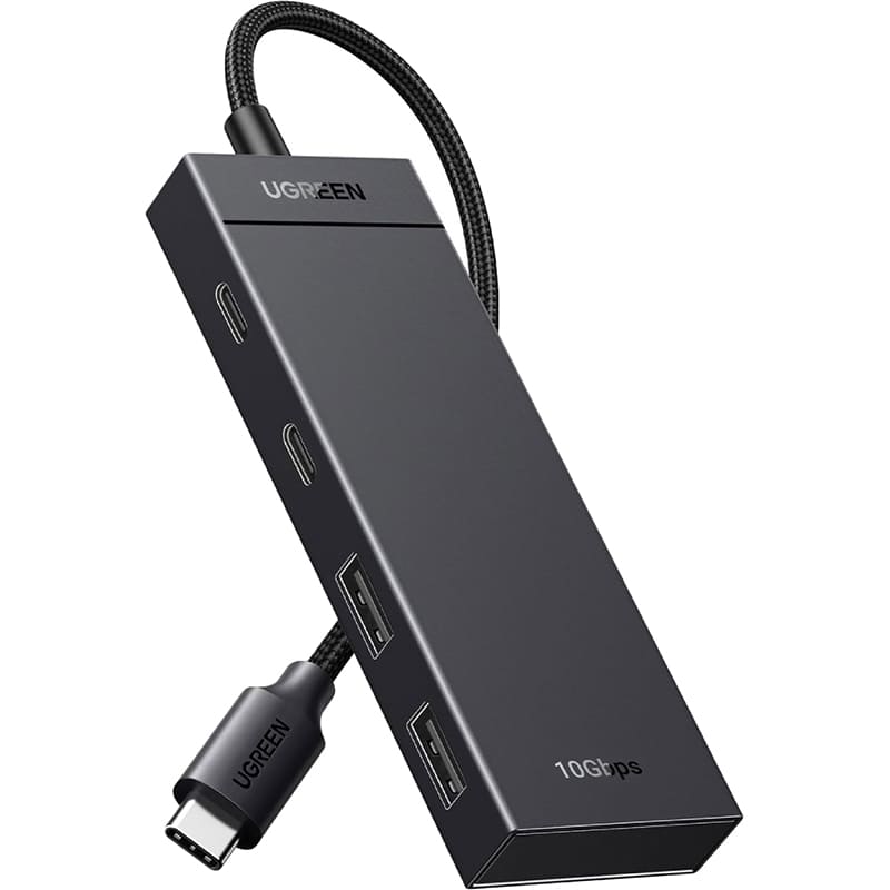 USB-хаб UGREEN CM806 4-in-1 Black (35583)