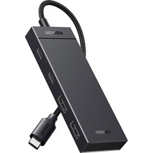USB-хаб UGREEN CM806 4-in-1 Black (35583)
