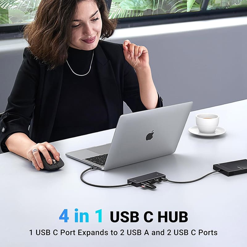 USB-хаб UGREEN CM806 4-in-1 Black (35583) Тип питания пассивный