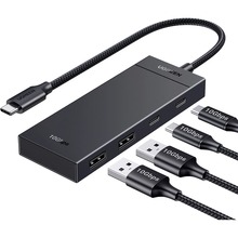USB-хаб UGREEN CM806 4-in-1 Black (35583)