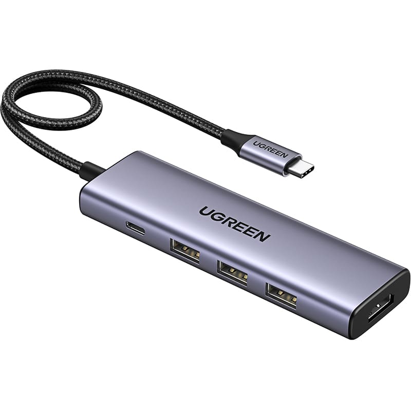 Док-станция UGREEN CM511 5-in-1 Grey (15597)