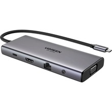Док-станція UGREEN CM639 9-in-1 Grey (45520)