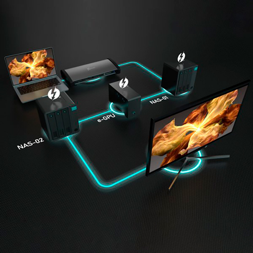 Фото Док-станция J5CREATE 11-in-1 Grey/Black (JTD562-EN)